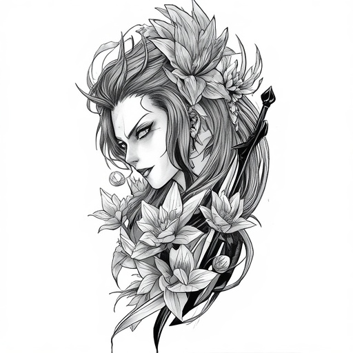 Tears of the Dark Moon Tattoo idea
