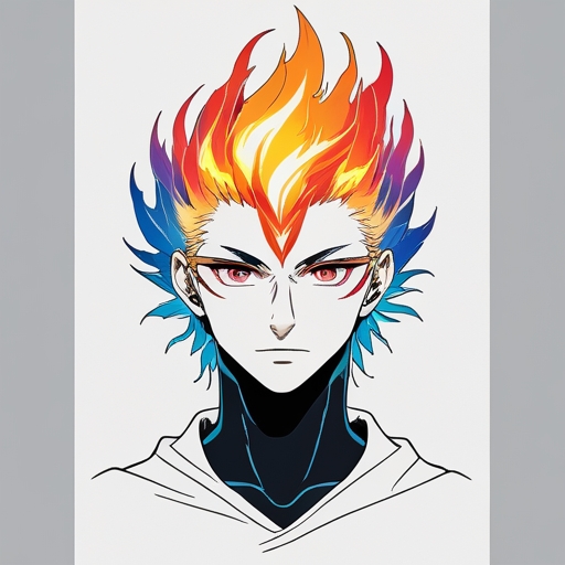 Celestial Blaze Tattoo idea