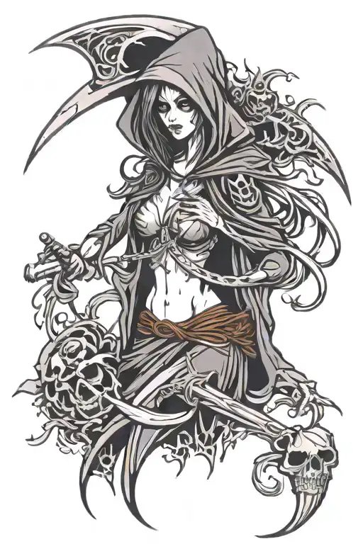 Grim Reaper Woman