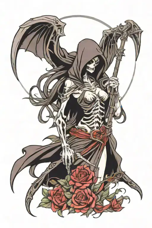 Grim Reaper Woman