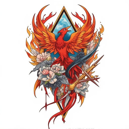 Phoenix’s Sacred Vow of Fire Tattoo idea