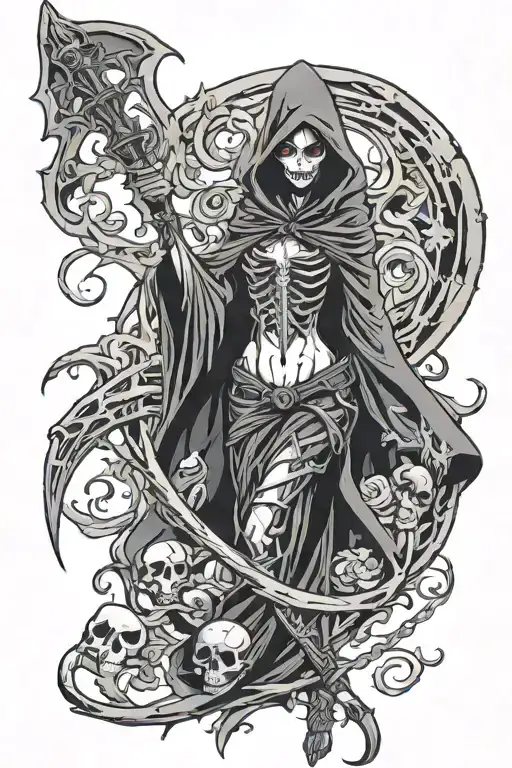 Grim Reaper Woman