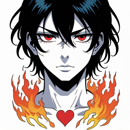 Tears of the Phoenix’s Heart Tattoo idea