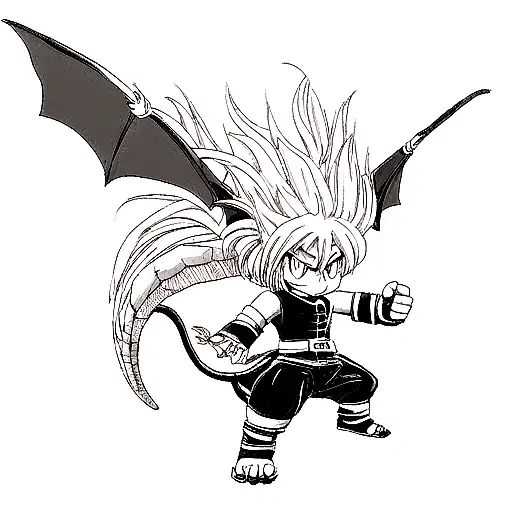 Dragon Black And White