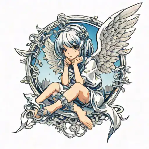 A Little Shaded Angel Watching