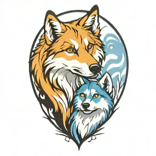 Cherokee Wolf Puppy Blue Eyes And Blue Merle Fur