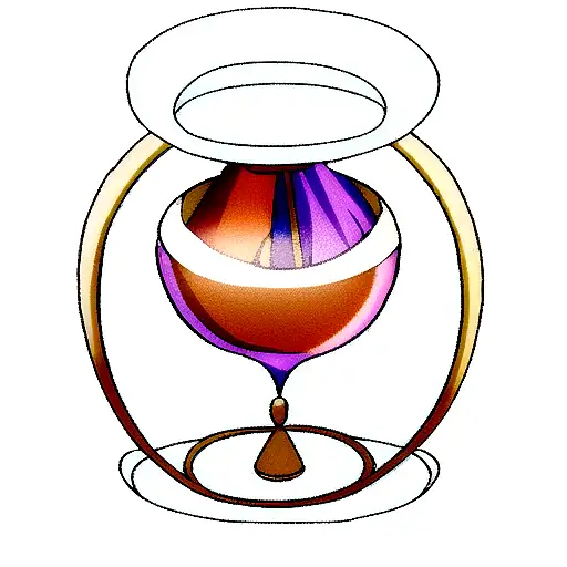 Goku Inside Hourglass