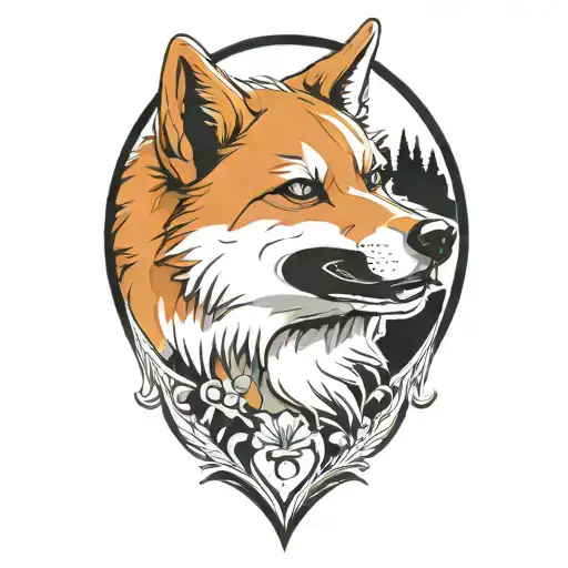 Cherokee Happy Wolf Puppy Blue Eyes