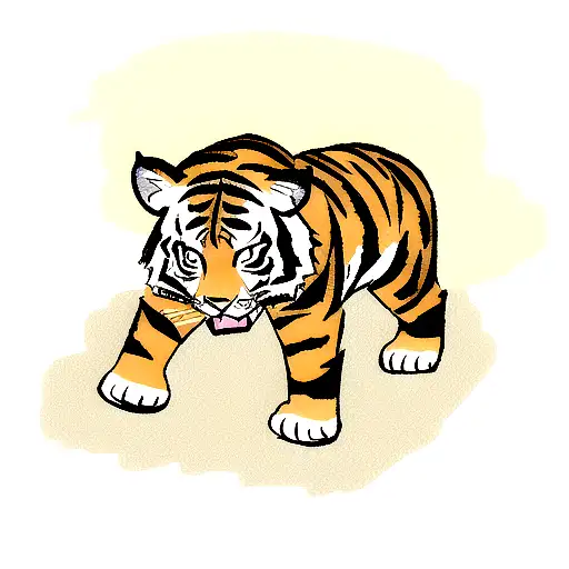 Tiger In Prison