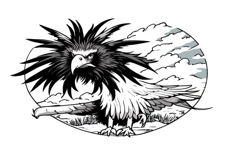 Outdoor Scene Featuring An Eagle