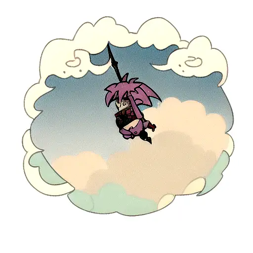 Dragon Con Nubes De Fondo Para La Pierna