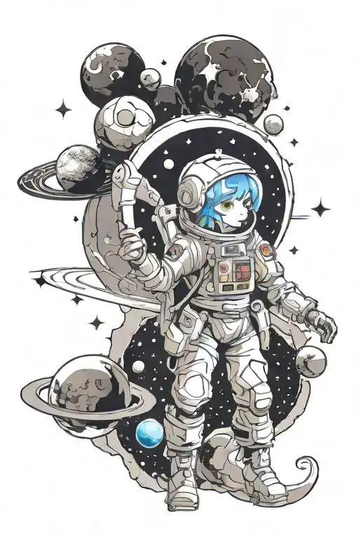 Moon Space Planets And Universe