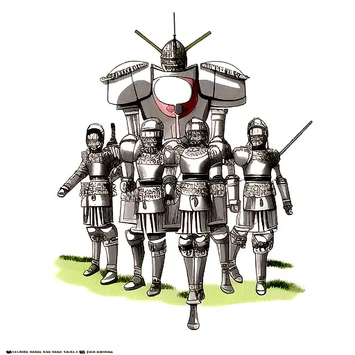 Roman Armor With Anime