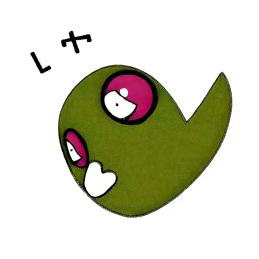 Half Of Avocado Cartoon