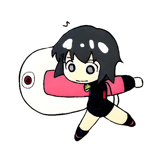 Little Girl In A Wetsuit And Short Fins