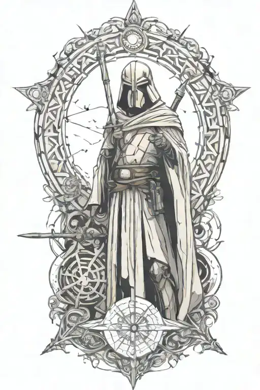 Combine Elements From Star Wars And Lord Of The Rings To Create A Unique Tattoo Design