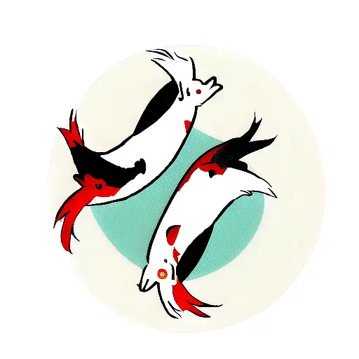 Yin And Yang Koi Fish From Avatar Last Airbender