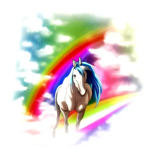 Horse And Rainbow