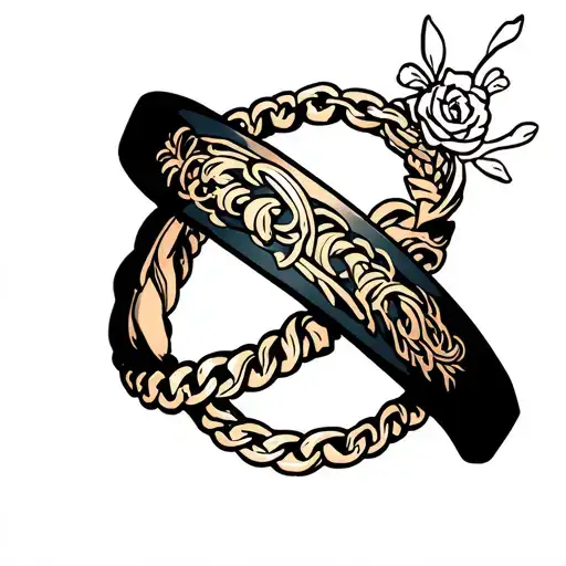 Bracelet Tattoo For Forearm