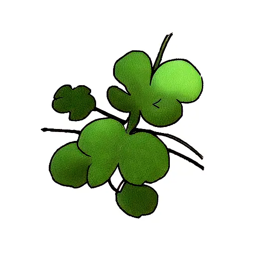 5 Leafs Clover Inspired On Anime Black Clover