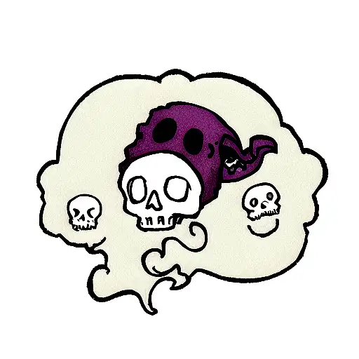 Skull Multiple Octopus Pirate Shop Ghost