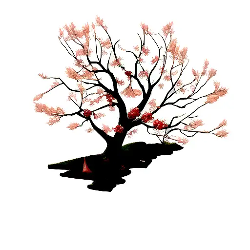 Tree Of Life And Daemon Cutting Branch