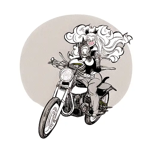 Manga De Joker Y Harley Queen Con Explociones Y Batman En Moto