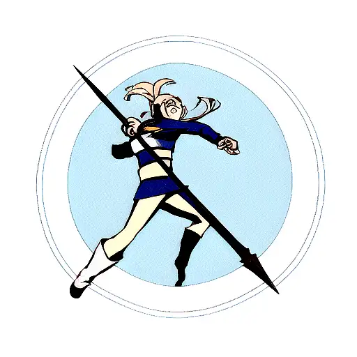 Spear Should Be In The Middle With Circle