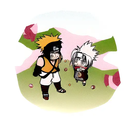 Naruto And Jiraiya Ice Cream