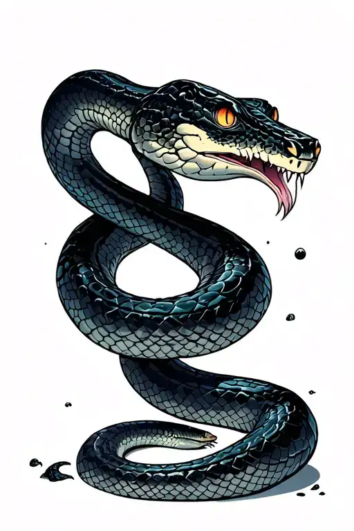 Snake Will Crawl The Earth To Shed And Make Room For Poison