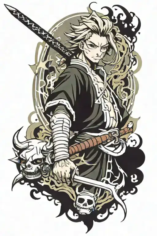 Demon Slayer Half Sleeve