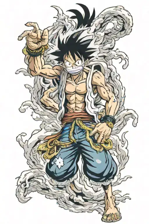 Luffy In Gear 5 From One Piece Vs Goku Ultrainstinc From Dragon Ball Super