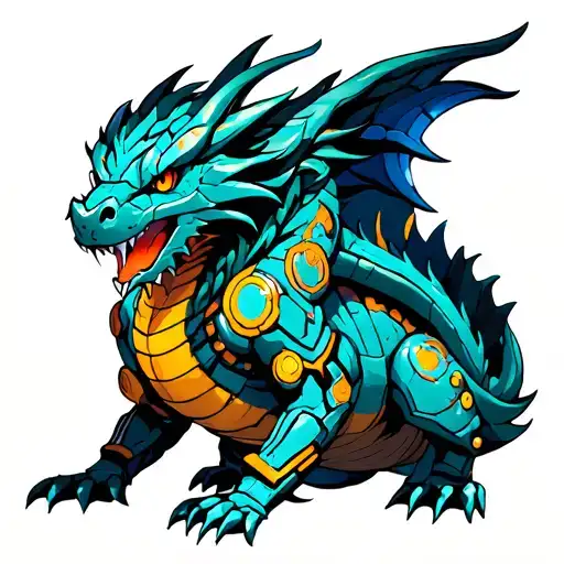 Futuristic Dragon Full Body Armour Zoodiac Sagittarius