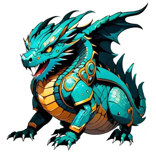 Futuristic Dragon Full Body Armour Zoodiac Sagittarius