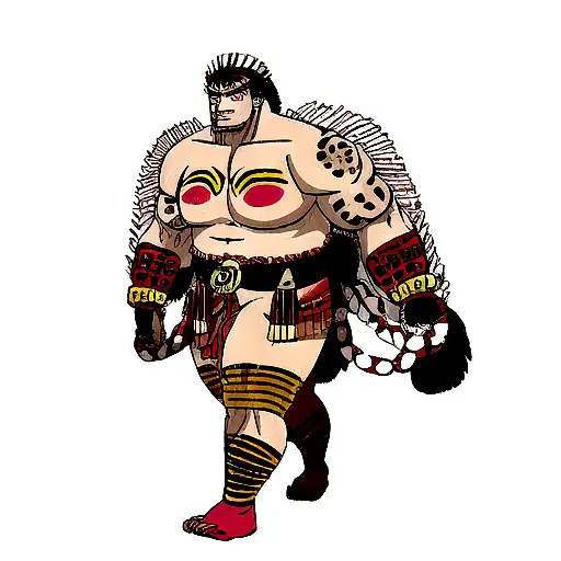 Aztec Jaguar Warrior Full Body Tradition Japanese Tattoo On A Fat Body