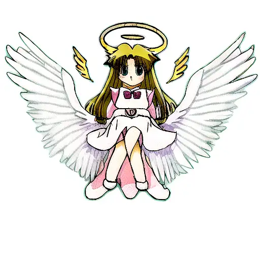 Cat With Angelwings And Halo