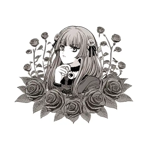 Skull And Roses