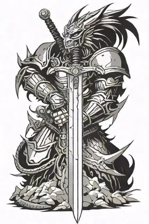 Berserk Dragonslayer Sword In Ground