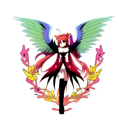 Maldivs Love Angel Butterfly Phoenix Bird Eyes