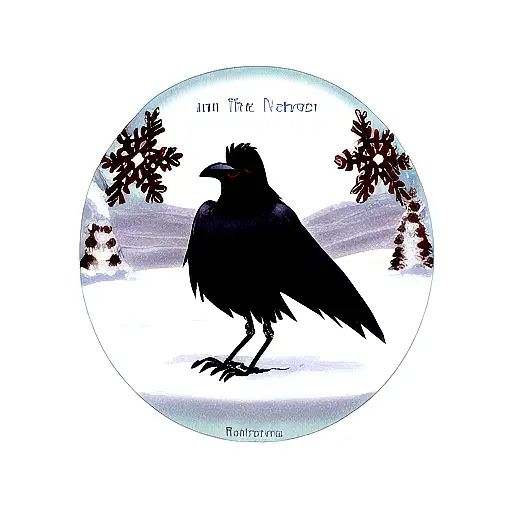 Raven In The Snow