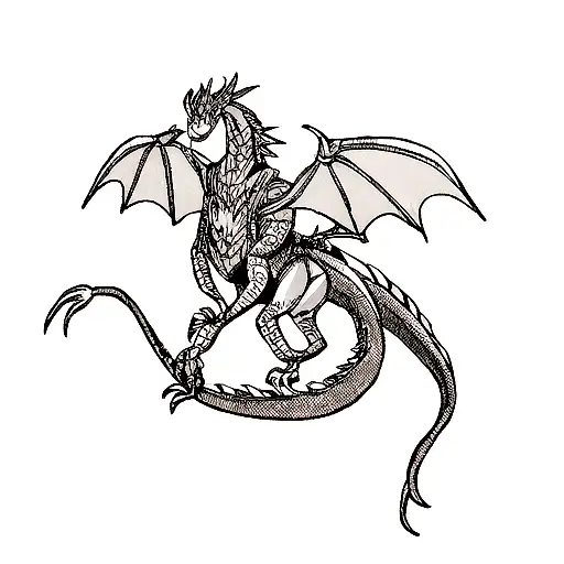 Elegant And Knowledgable Dragon