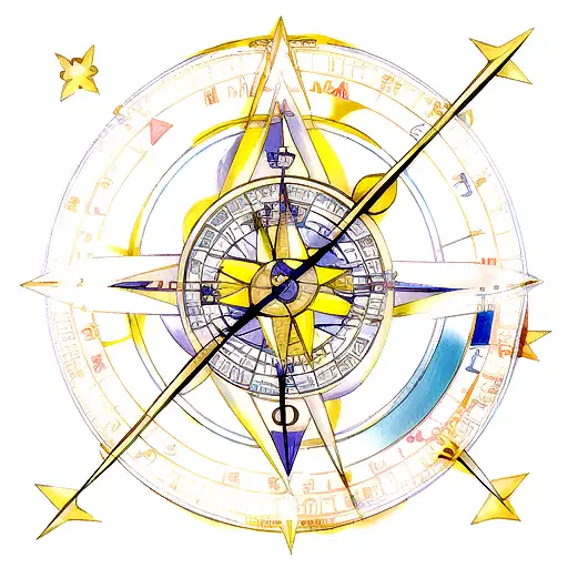 Libra With Compass