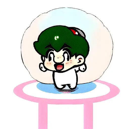 Small Mario Juming In Air