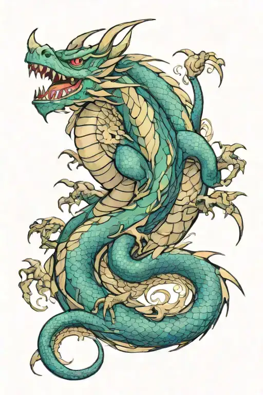 Dragon Haku Dragon Body