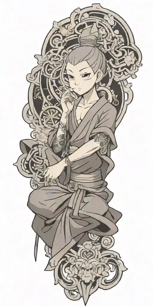 Turn Common Buddhist Symbols And Characters Into Multiple Anime Characters