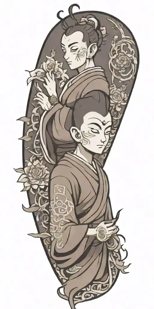 Turn Common Buddhist Symbols And Characters Into Multiple Anime Characters
