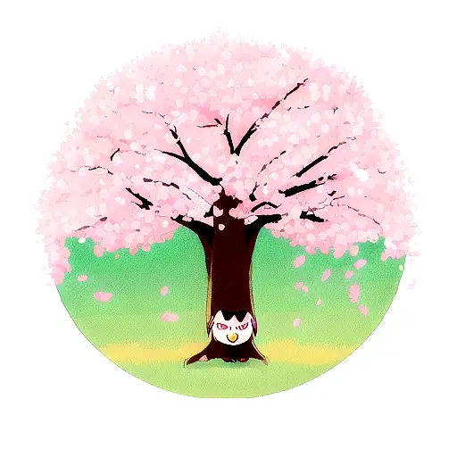 Owl Cherry Blossom