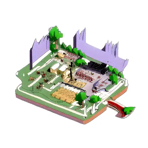 An Anime-inspired Scene Of A Fox And A Dragon Teaming Up To Solve An Electrical Engineering Problem Tattoo