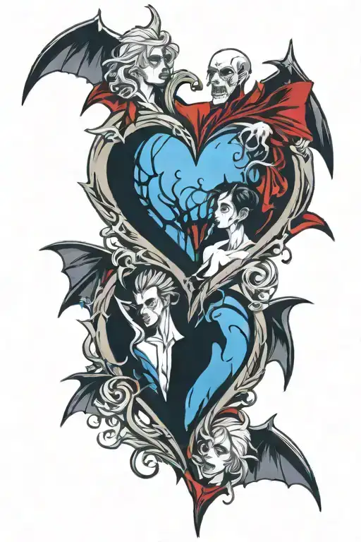 Vampire Love Heart