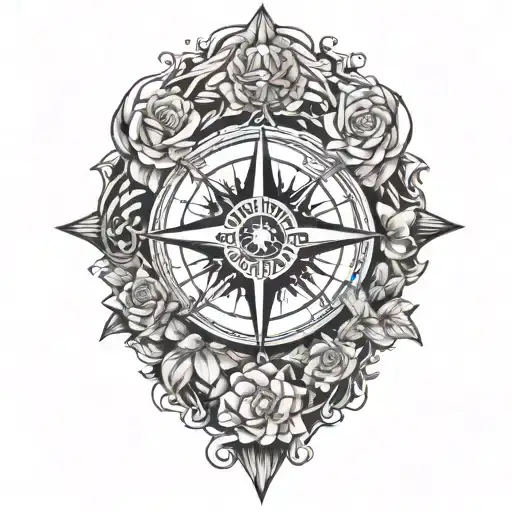 Compass Rose Blooming